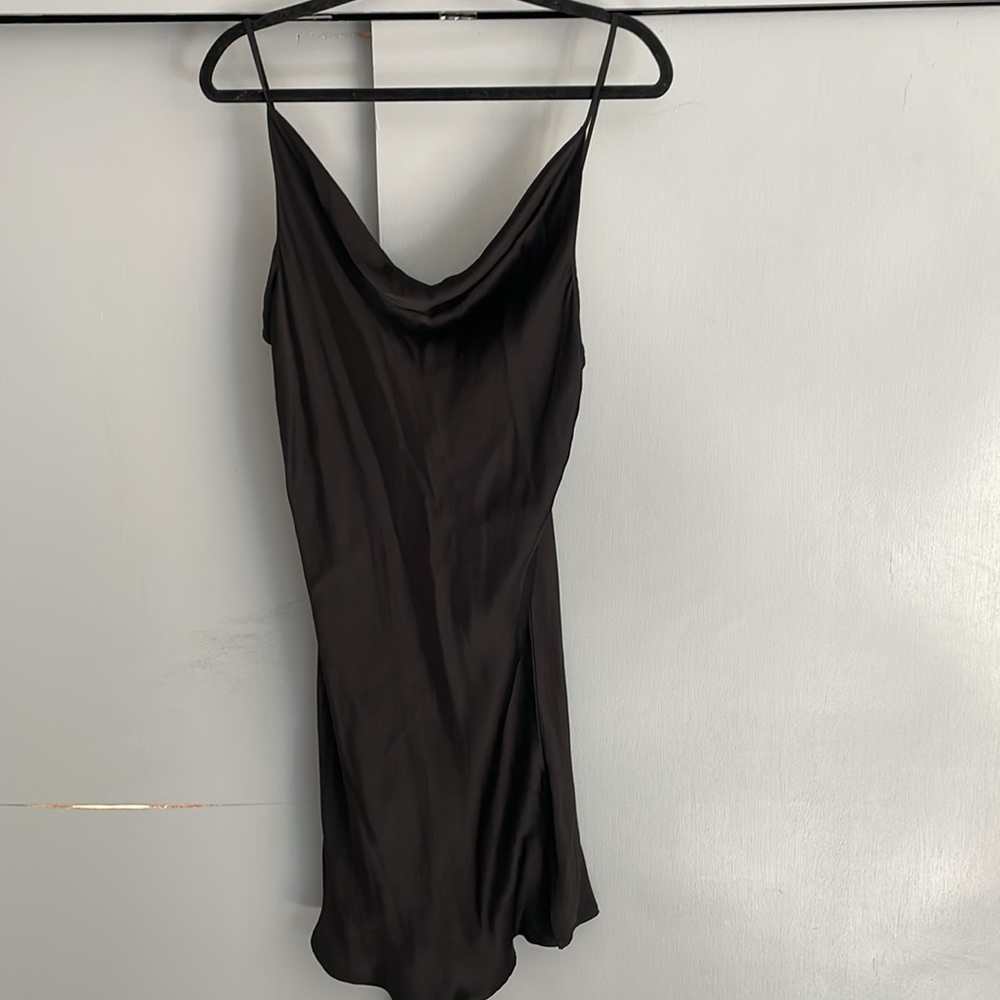 Blue Life silk dress NWT